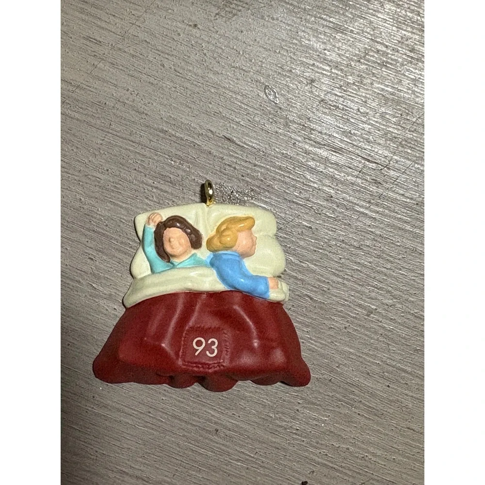 Lot of‎ 6 Hallmark Keepsake Miniature Ornaments 1993 Vintage Christmas